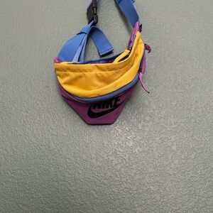 Nike Blue and Purple Fanny Pack